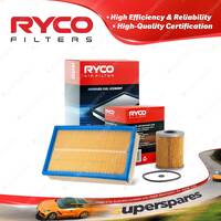 Ryco Oil Air Filter for Volkswagen Passat 3A V6 2.8L Petrol AAA 07/1995-02/1997