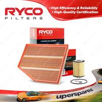 Ryco Oil Air Filter for BMW 645Ci E63 E64 545I E60 V8 4.4L Petrol N62B44