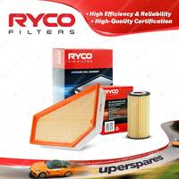 Ryco Oil Air Filter for Volvo S40 MS77 D5 5cyl 2.4L D5244T8 03/2007-08/2010