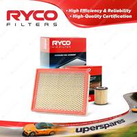 Ryco Oil Air Filter for Saab 9-3 1.9 TiD 4cyl 1.9L Z19DTH 01/2007-12/2010