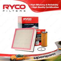 Ryco Oil Air Filter for Volkswagen Lt 35 46 2D V5 2.5L Turbo Diesel ANJ AVR