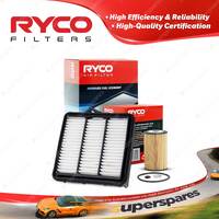 Ryco Oil Air Filter for Hyundai I30 FD 4cyl 1.6L D4FB 02/2008-04/2012