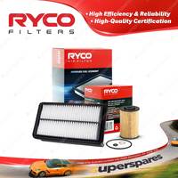 Ryco Oil Air Filter for Kia Grand Carnival VQ V6 3.8L Petrol G6DA 03/2010-2010