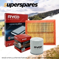 Ryco Oil Air Filter for Toyota Dyna 200 300 400 BU142R BU212R BU222R 4cyl 4.1L