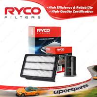 Ryco Oil Air Filter for Hyundai Santa Fe CM 4cyl 2.2L D4EB 09/2006-10/2009