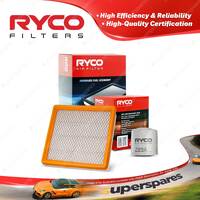 Ryco Oil Air Filter for Jeep Grand Voyager RG AWD V6 3.3L Petrol 05/2001-03/2008