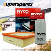 Ryco Oil Air Filter for Isuzu D-Max TF 4cyl 3L Turbo Diesel 10/2008-05/2012