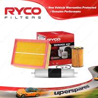 Ryco Oil Air Fuel Filter Service Kit for BMW 318I E46 09/1998-12/2001