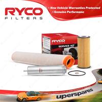 Ryco Oil Air Fuel Filter Service Kit for BMW 530D E60 X3 E83 XDRV 30d 530D E60