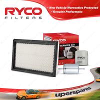 Ryco Oil Air Fuel Filter Service Kit for Holden Sport VP Statesman VQ VR VS