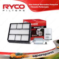 Ryco Oil Air Fuel Filter Service Kit for Mitsubishi Verada KE KF KH KJ KL