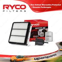 Ryco Oil Air Fuel Filter Service Kit for Mitsubishi Triton ML MN 4G64