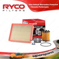 Ryco Oil Air Fuel Filter Service Kit for Saab 9-3 2.0T 110kW 154kW 155kW 129kW