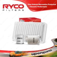 Ryco Oil Air Fuel Filter Service Kit for Toyota Corolla ZZE122R 12/2001-04/2007