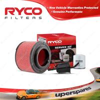 Ryco Oil Air Fuel Filter Service Kit for Toyota Hilux TGN16R 04/2005-On