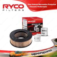 Ryco Oil Air Fuel Filter Service Kit for Toyota Townace KR42R SBV 01/1997-1998