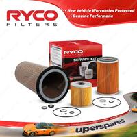 Ryco Oil Air Fuel Filter Service Kit for Hino Bus Range Bg300 Cg277 Cm277