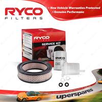 Ryco Oil Air Fuel Filter Service Kit for Holden Berlina VH VK Calais VH