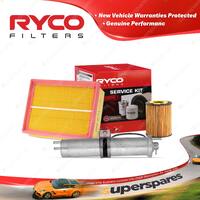 Ryco Oil Air Fuel Filter Service Kit for BMW 320Ci 320I 325Ci 325I 325Ti E46