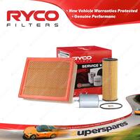 Ryco Oil Air Fuel Filter Service Kit for Mercedes Benz Vito 113 W638 1998-2002