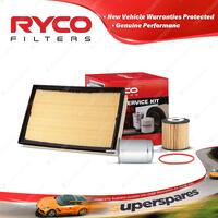 Ryco Oil Air Fuel Filter Service Kit for Volvo S60 RS53 T5 RS58 AWD