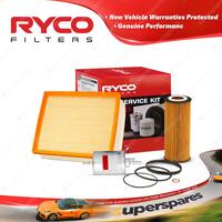 Ryco Oil Air Fuel Filter Service Kit for Audi A4 B7 Cabriolet 2005-2009