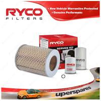 Ryco Oil Air Fuel Filter Service Kit for Nissan Urvan E23 1982-02/1985