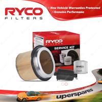 Ryco Oil Air Fuel Filter Service Kit for Mitsubishi Galant HG HH 1989-1993