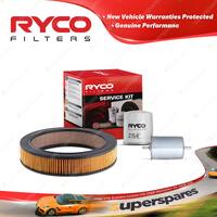 Ryco Oil Air Fuel Filter Service Kit for Holden Astra LD Camira JD