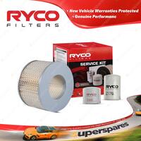 Ryco Oil Air Fuel Filter Service Kit for Toyota Dyna 400 BU91 WU90 1984-1998