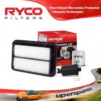 Ryco Oil Air Fuel Filter Service Kit for Holden Apollo JK JL 4cyl 2L Petrol