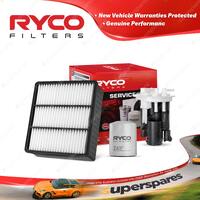 Ryco Oil Air Fuel Filter Service Kit for Mitsubishi Pajero Io QA 4G18 II 4G93