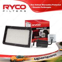 Ryco Oil Air Fuel Filter Service Kit for Ford Festiva WF B3 B5 01/1998-2001