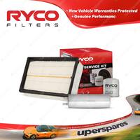 Ryco Oil Air Fuel Filter Service Kit for Volkswagen Multivan Transporter T5 400