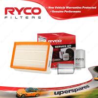 Ryco Oil Air Fuel Filter Service Kit for Ford Transit VH E5FB VJ 2000-2006