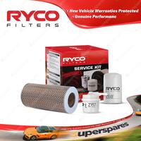 Ryco Oil Air Fuel Filter Service Kit for Toyota Hiace YH50 YH51 YH53 SWB