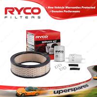 Ryco Oil Air Fuel Filter Service Kit for Chrysler Valiant VC VE VF 145BHP