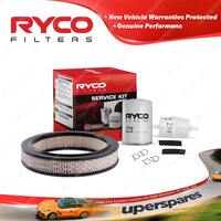 Ryco Oil Air Fuel Filter Service Kit for Ford Fairlane ZC ZD ZF ZG 250