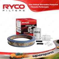 Ryco Oil Air Fuel Filter Service Kit for Ford Falcon XA XY 221ci 1970-1973