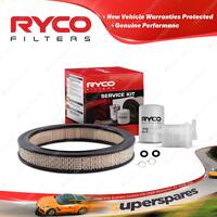 Ryco Oil Air Fuel Filter Service Kit for Ford Falcon XE 200ci 82-88