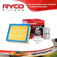 Ryco Oil Air Fuel Filter Service Kit for Audi 80 B4 2.3E 08/1992-1994