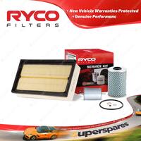 Ryco Oil Air Fuel Filter Service Kit for BMW 320I E30 02/1988-03/1990