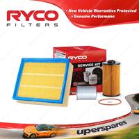 Ryco Oil Air Fuel Filter Service Kit for BMW 530I E34 04/1993-03/1996