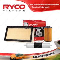 Ryco Oil Air Fuel Filter Service Kit for BMW 750I E38 11/1994-01/2001