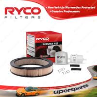 Ryco Oil Air Fuel Filter Service Kit for Ford Escort MK2 RS2000 07/1977-1981