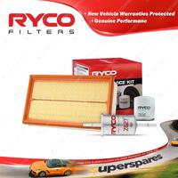 Ryco Oil Air Fuel Filter Service Kit for Ford Focus LR ED-Zetec 09/2002-04/2005