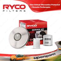 Ryco Oil Air Fuel Filter Service Kit for Holden Gemini RB 05/1985-1987