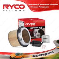 Ryco Oil Air Fuel Filter Service Kit for Hyundai Excel X1 1990-10/1994