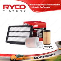 Ryco Oil Air Fuel Filter Service Kit for Hyundai Santa Fe CM 07/2007-11/2008