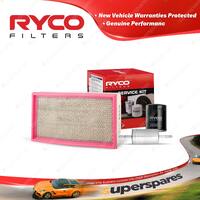 Ryco Oil Air Fuel Filter Service Kit for Jaguar S Type 4.2 06/2002-05/2008